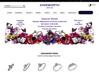 ainsworthjewellers.com screenshot