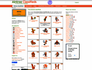 aintree.classifieds-free.co.uk screenshot