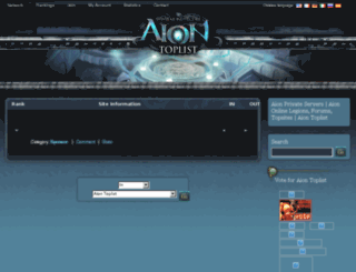 aionlist.com screenshot