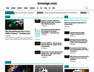 aionsigs.com screenshot
