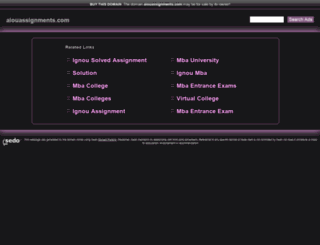 aiouassignments.com screenshot