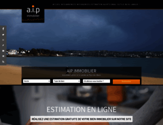 aip-immobilier.fr screenshot