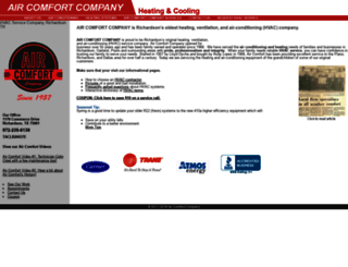 air-comfort-company.com screenshot