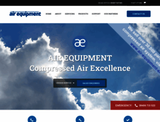 air-equipment.co.uk screenshot