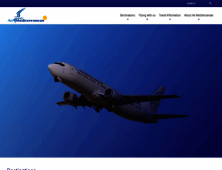 air-mediterranean.com screenshot