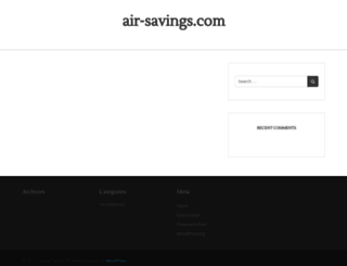 air-savings.com screenshot