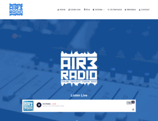 air3radio.com screenshot