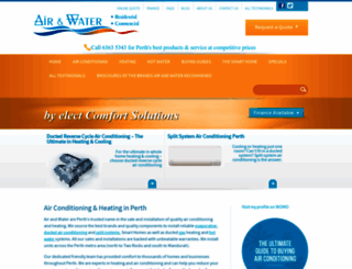 airandwater.com.au screenshot