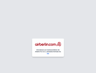 airberlin.com screenshot