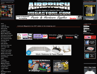 airbrushmegastore.com screenshot
