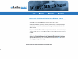 airbubble.co.nz screenshot