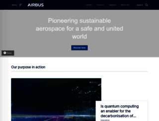 airbus.com screenshot