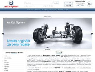 aircarsystem.cz screenshot