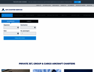 aircharterservice.com.au screenshot