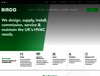 airco.co.uk screenshot