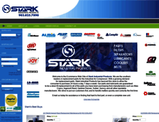 aircompressorpartsbystark.com screenshot