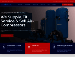 aircompressorservices.co.uk screenshot