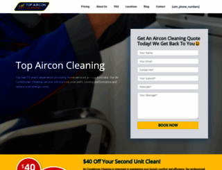 aircon-cleaning.com.au screenshot