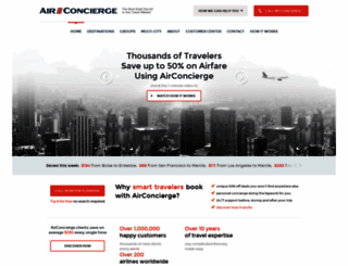 airconcierge.com screenshot