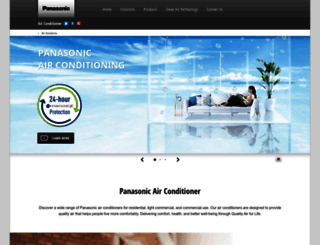 airconditioner.my.panasonic.com screenshot