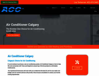 airconditionercalgary.ca screenshot