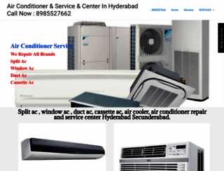 airconditionerservice.in screenshot
