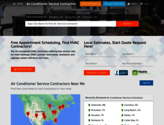 airconditionerservicecontractors.com screenshot
