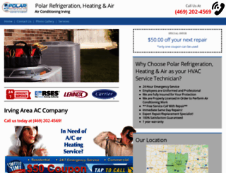 airconditioningirving.com screenshot