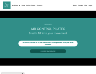 aircontrolpilates.com screenshot