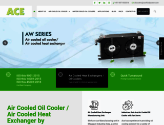 aircooledoilcoolers.com screenshot