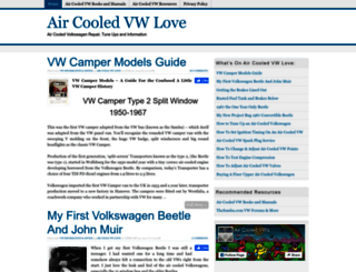 aircooledvwlove.com screenshot