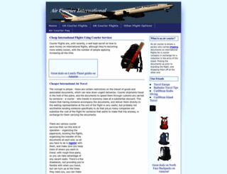 aircourierinternational.com screenshot