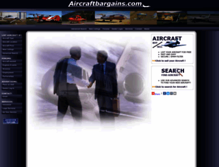 aircraftbargains.com screenshot
