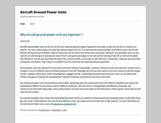 aircraftgroundpowerunits.wordpress.com screenshot