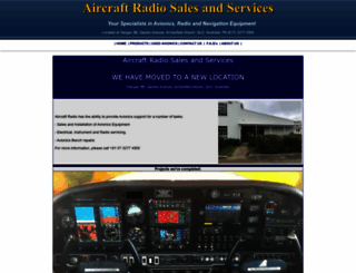 aircraftradio.com.au screenshot