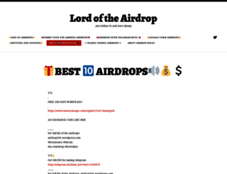 airdrop101.wordpress.com screenshot