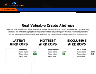 airdrops1.com screenshot