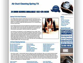 airductcleaning-springtx.com screenshot