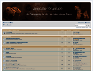 airedale-forum.de screenshot
