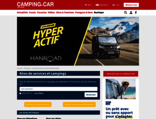 aires.camping-car.com screenshot