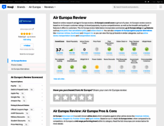 aireuropa.knoji.com screenshot