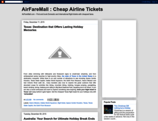 airfaremall.blogspot.com screenshot