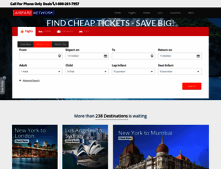 airfarenetwork.com screenshot