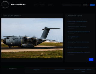 airfighters.com screenshot