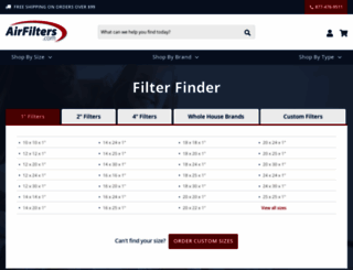 airfilters.com screenshot