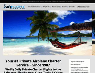 airflightcharters.com screenshot
