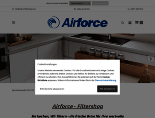airforce-filtershop.com screenshot
