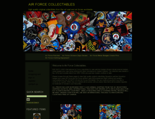 airforcecollectables.com screenshot