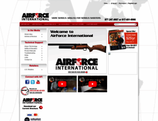 airforceinternational.com screenshot