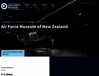 airforcemuseum.co.nz screenshot